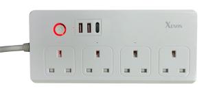 China Smart UK Power Strip(SM-S301-K) factory