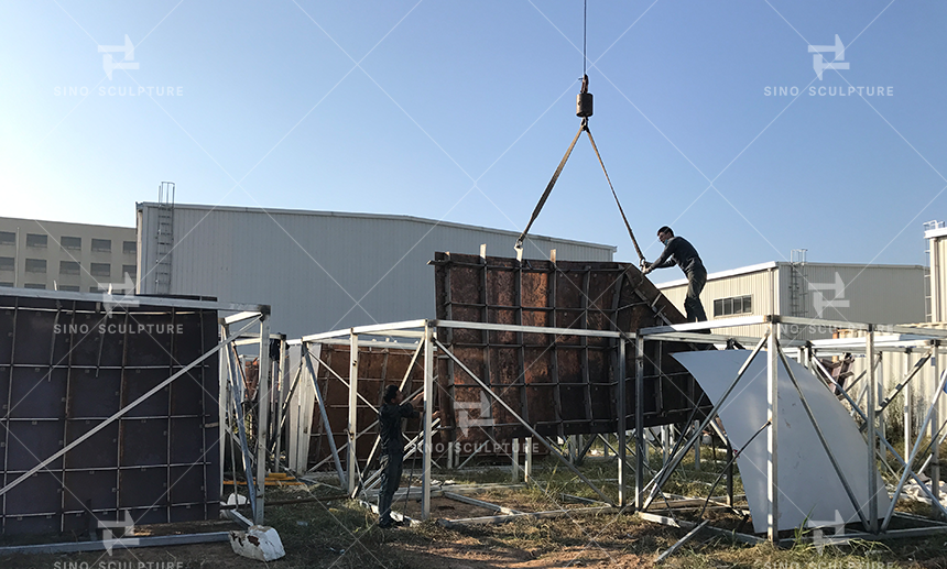 Fundry Fabrication of the Bronze Buddha Statue