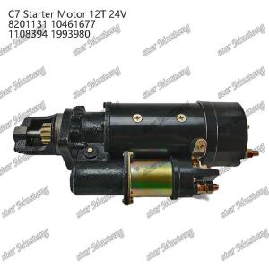 China Engine Starter Motor C7 12T 24V 8201131 10461677 1108394 1993980 For Caterpillar Engine Spare Parts factory