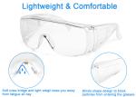 Anti Fog Lens Safety Glasses Goggle / Anti Impact Chemical Splash Safety Goggles