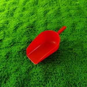 China Durability Orange Poultry Feeding Plastic Feeding Shovel Eco Friendly Scoop For Animals factory