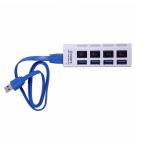 Memory Cards Round USB Four Port Hub Splitter Adapter