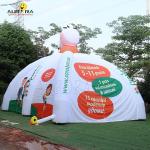 0.6mm PVC Outdoor Nightclub Blow Up Tent With 6 Legs Commercial Advertising