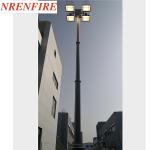 Tilt and Turn unit pneumatic telescopic mast light-6m height/inside electric