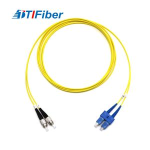 China 9/125 G652D G657A SC/UPC-FC/UPC Duplex Singlemode Fiber OPtic Patchcord factory