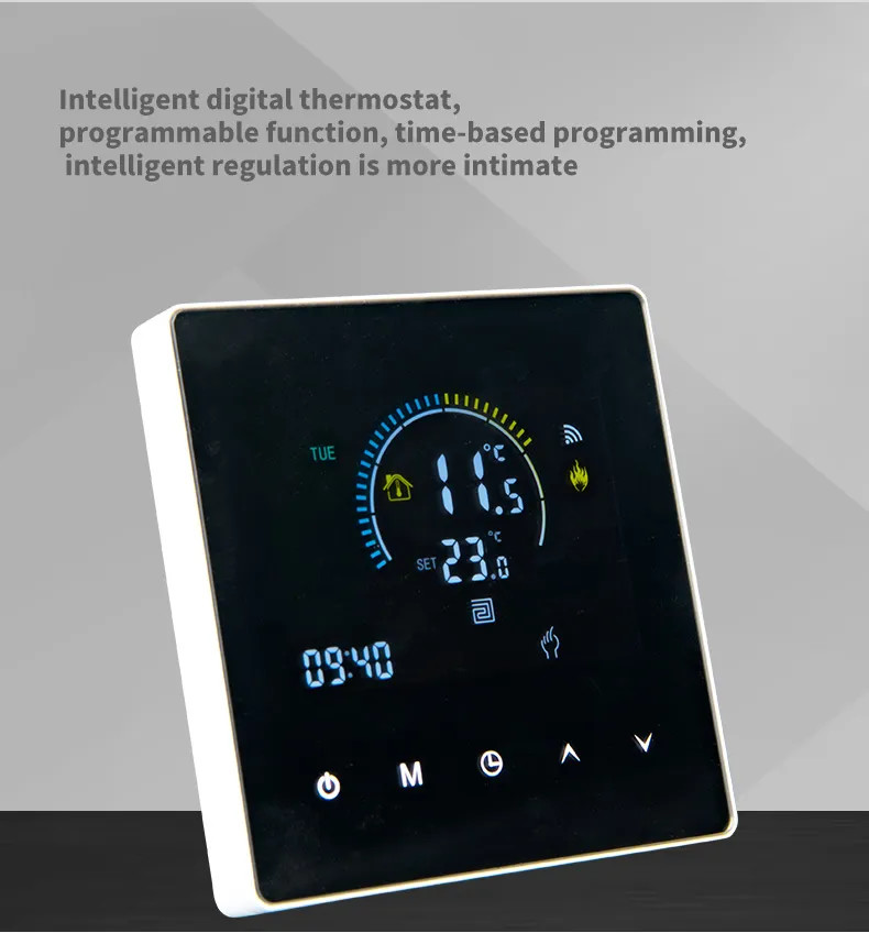 Tuya Wifi Programmable Smart Thermostat For Electric Water Floor Gas Boiler Heating
