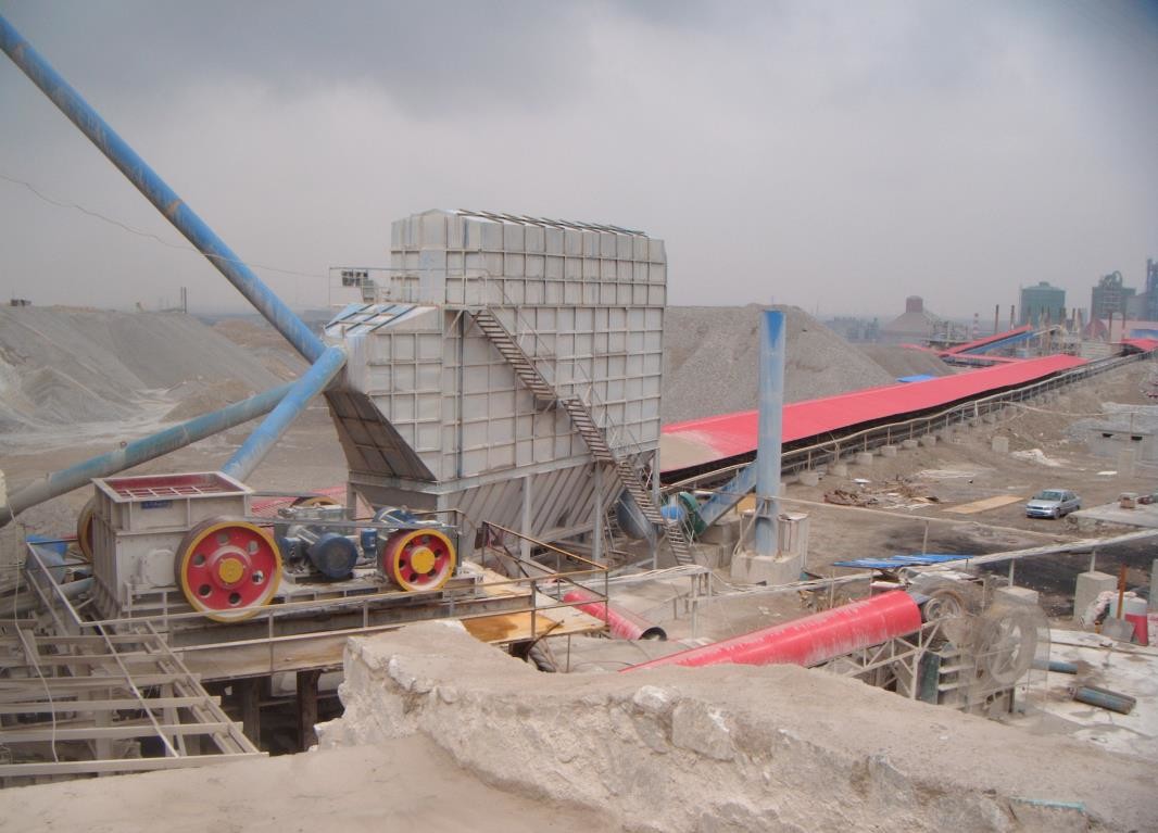 Less Than 800mm Feed Size Steel Double Roller Crusher 1000*2000mm