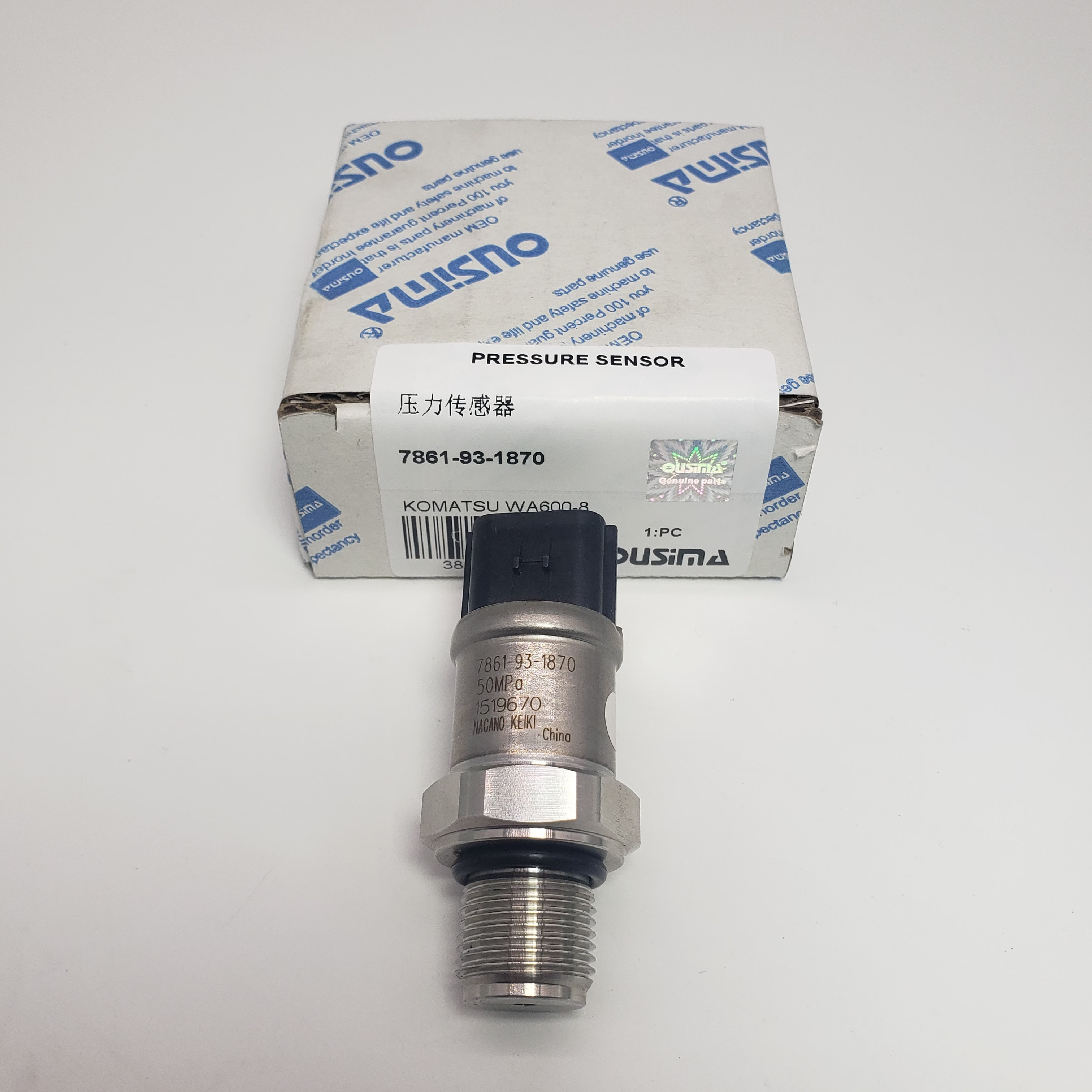 Pressure Sensor 7861-93-1870 For KOMATSU Machinery