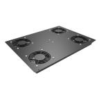 CNC Aluminum Machining Parts Electrical Enclosure Cable Entry Vented Fan Top