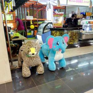 China Hansel walking stuffed kids amusement park rides electric riding horse factory