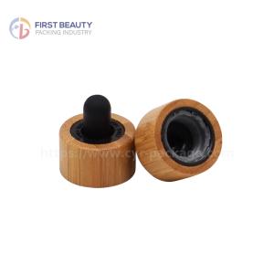 China 20/410 Bamboo Lid Dropper Child Resistant Closure factory