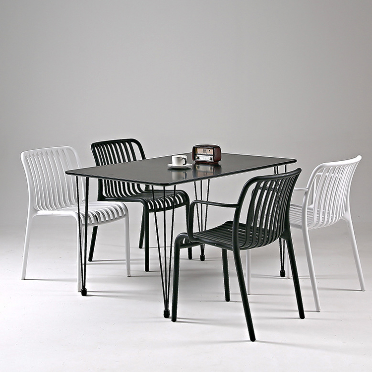 Indoor Outdoor Stackable Plastic Metal Wire Chairs for Hotel Garden Restaurant Dining