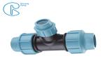 Irrigation 20 - 110 MM High Density PP Fitting Tee For Quick Connection