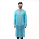 Hospital Protective CPE Disposable Isolation Gown With Long Sleeves