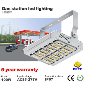 China 100W LED Tunnel light CREE SMD Gas Station LED Lighting IP67 Waterproof Flood light factory