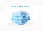 Protective Disposable Face Mask / Melt Blown 3 Ply Non Woven Face Mask