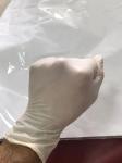 100pcs/Box Powder Free Natural Latex Examination Gloves Milk White
