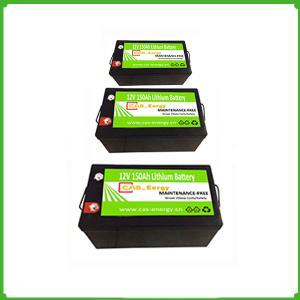 China Deep Cycle 12V 150Ah Solar LiFePo4 Battery Pack 12V 150Ah Li-Ion Battery factory