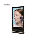 Floor Mount Aluminum LCD Digital Signage 65 / 75Inch Indoor For Metro Station
