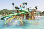 Family Commercial Aqua Playground Fiberglass with Water Park Slides / Customized