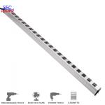 Heavy Duty Slim Multi Outlet Power Strip , 20 Outlet Grounded Multi Plug