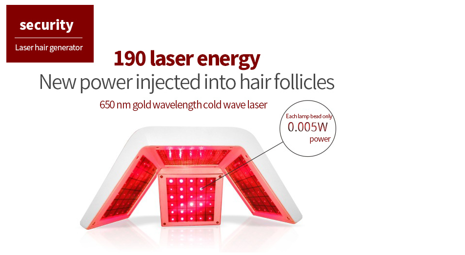 Vertical PDT LED Light Therapy Machine 650nm Laser Hair Growth Comb