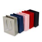 Gift White Cardboard Shopping Bag For Jewelry Clothing Shoes Packaging Custom