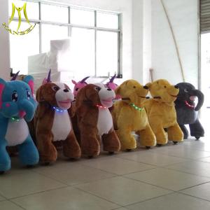 China Hansel battery operated panda electric ride for rental party kids walking kiddie rides factory