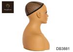 Fashionable Full Bust Pvc Shoulder Mannequin Head African American Face