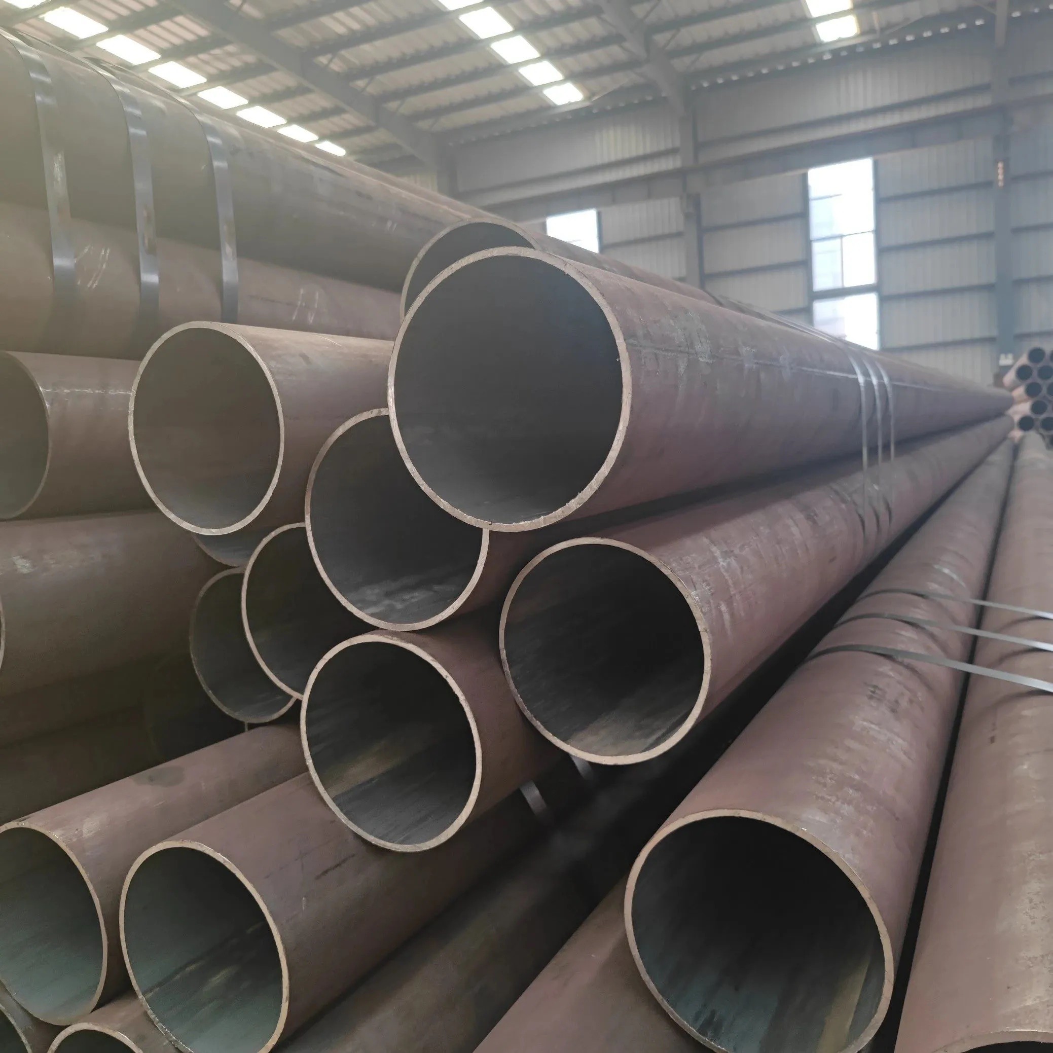Low Carbon Steel Welded Pipe Heavy Wall 80mm ST33 For High Stress