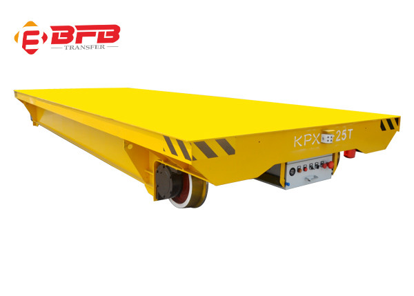 Battery Powered Flatbed Steel Structure Transport Cart 10mt