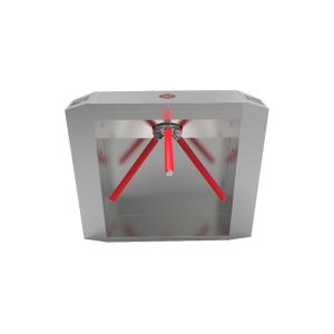 Hydraulic Buffer 550mm Width Tripod Barrier Gate Finger Print Reader IP45