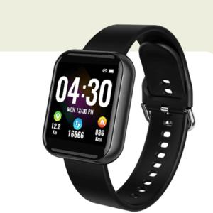 China 2.5D Glass Full Touch Screen Smartwatch Ip68 , 1.3in Smart Heart Rate Wristband factory