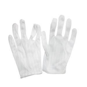 Nylon PU Lightweight Gloves ESD Anti Static Black PU Coated Safety Work Gloves