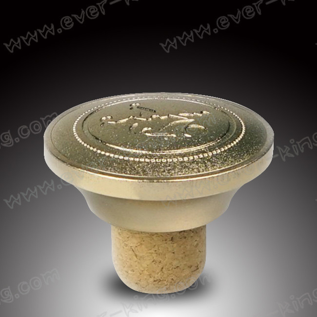White Polymer Stopper Lid For Wine Liquor Glass Bottle Cap