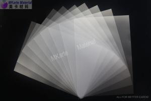 China 0.10mm Pvc Card Material Coated Overlay Film Bank Card Use Digital / Inkjet / Offset Print factory