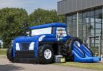 Car Theme Commercial Inflatable Slide Dry Bouncy Games Backyard Party