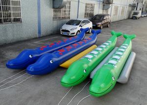 China 8 Passenger Double Row &quot;Dolphin&quot;Inflatable Banana Towable Tube Jet Ski Boa factory