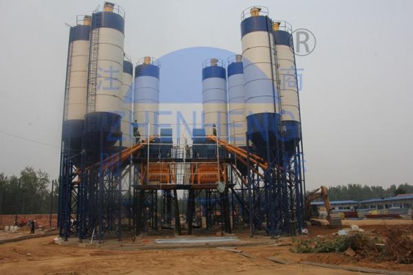 Hzs90 Ready Mix Cement Plant, Js1500 Mixer Stabilized Soil Mixing Station