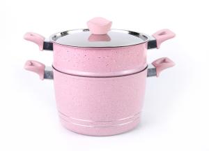 China Colored Shinning Painting 34cm Commercial Soup Pots factory