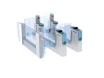 2mm Cold Plate Paint Speed Gate Turnstile Airport Security Access Control