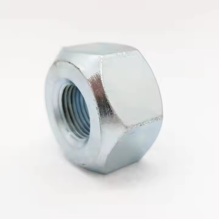 Zinc Plated Galvanized Nylon Lock Nut 35CrMo 10 Grade For Replace