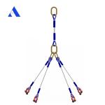 DNV 2.7-1 Standard Steel Wire Rope Sling 5 Legs Lifting Eye Type Reversed Eye