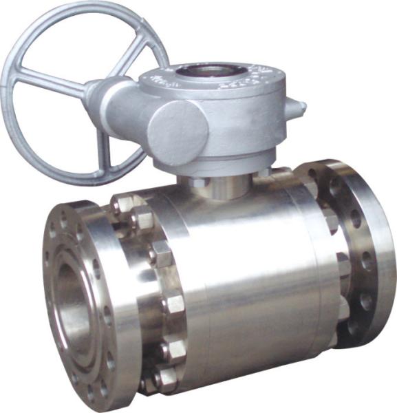 High Pressure Forged Steel Flanged A105 Ball Valve 800lb-1500lb Channel Straight