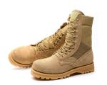 Tactical Safety Shoes Suede Leather High Top Work Boots Fleece Lined for Warmth