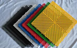 China Interlocking Workshop Floor Mats Polypropylene Garage Flooring 2500 Lbs factory