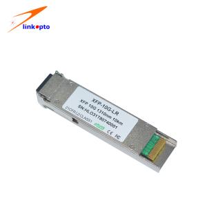 China Network DOM XFP 10G LR Fiber Optic Transceiver Module 1310nm 10km factory