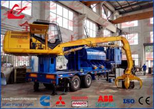 China Portable Hydraulic Metal Baler Logger Mobile Scrap Baling Press Steel Compactor factory