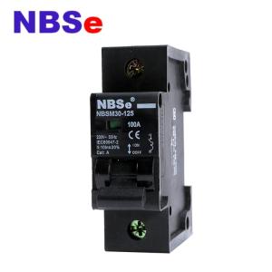 China NBSM30-125 Series MCB Miniature Circuit Breaker , MCB Switch For AC 1P 100A factory
