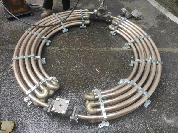 Customized Wall Mounted Speed Range 150RPM-1000RPM Hydro Turbine Oil Coolers